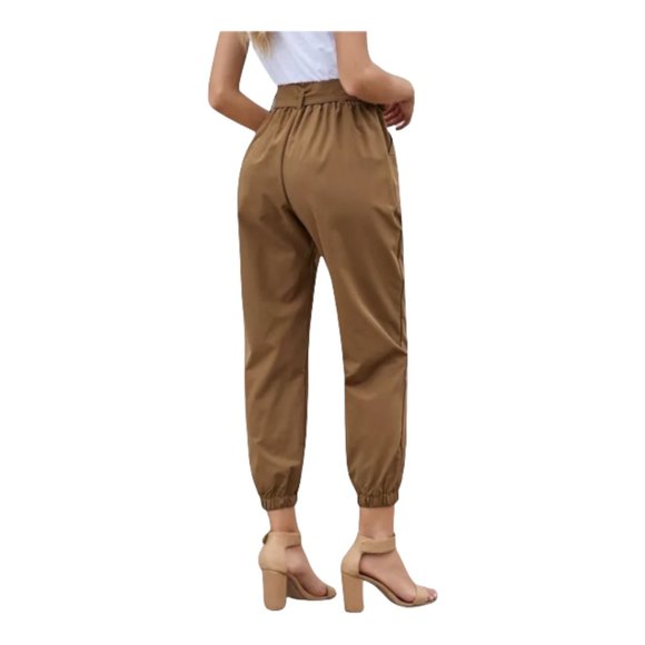 Belted Frock-Style Pants - Picture 4 of 12